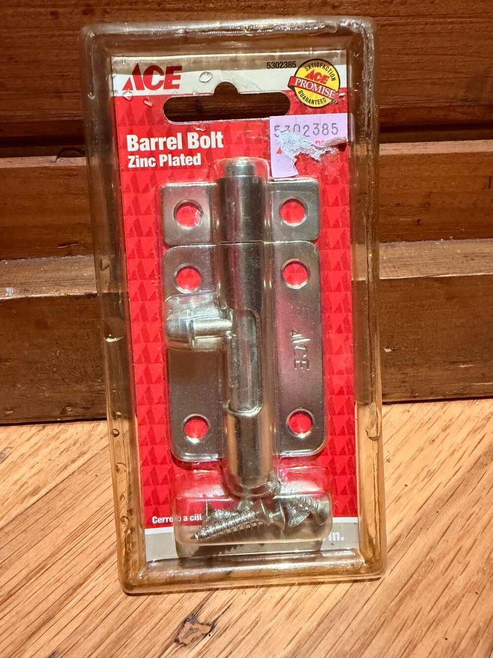 Ace 3 in. Zinc Plated Steel Barrel Bolt